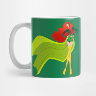 pretty in green Mug